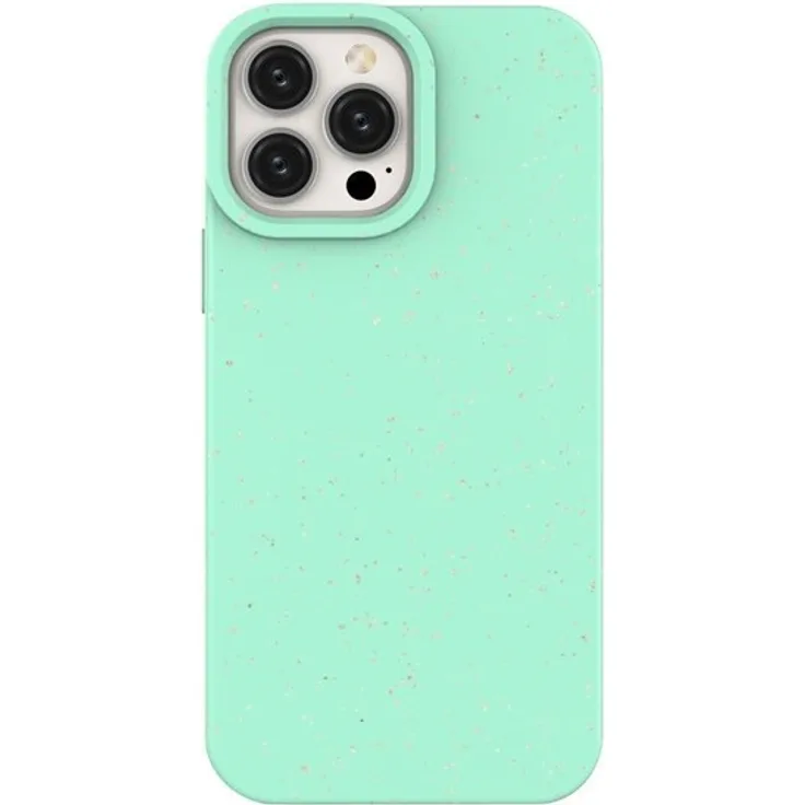 Hurtel Case für iPhone 14 Plus, degradierbare Silikonhülle in Mintgrün mit optimalem Fallschutz