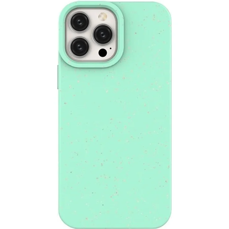 Hurtel Case für iPhone 14 Plus, degradierbare Silikonhülle in Mintgrün mit optimalem Fallschutz