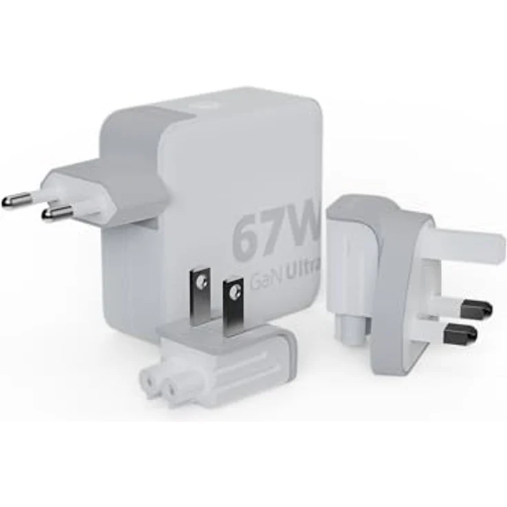 Xtorm Reise-Ladegerät GaN Ultra 67W 2x USB-C Power Delivery mit 2m Kabel, Weiß – Bild 8