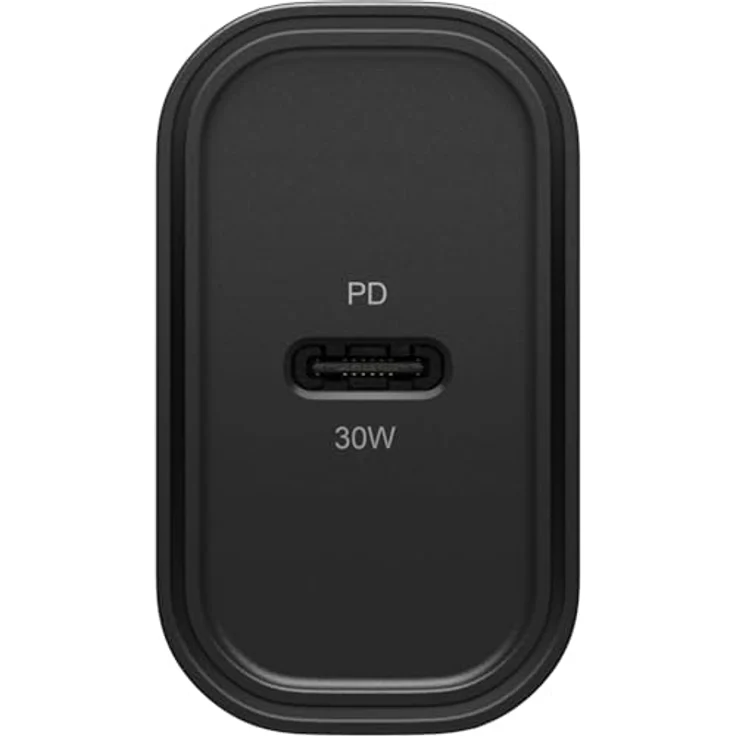OtterBox 30W USB-C PD Ladegerät mit 1m USB-C auf USB-C Kabel, Schnelllade Bundle für Smartphone und Tablet, Schwarz – Bild 2