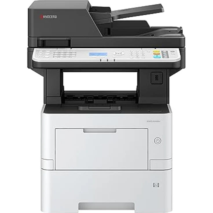 Kyocera Klimaschutz-System Ecosys MA4500ifx Multifunktionsdrucker Schwarz-Weiß, 45 Seiten pro Minute. Drucker Scanner Kopierer, Faxen. Touchpanel, 100+500 Blatt Papierzufuhr, Gigabit LAN, Mobile Print – Bild 1