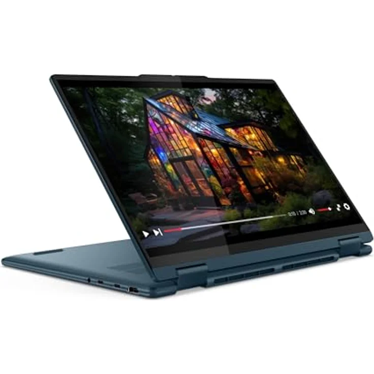 Lenovo Yoga 7 2-in-1 Convertible Laptop, 14" 2.8K WUXGA OLED, Intel Core Ultra 7 155H, 32GB RAM, 1TB SSD, Intel Arc Grafik, Windows 11 Home, QWERTZ, blau, 3 Monate Premium Care – Bild 4