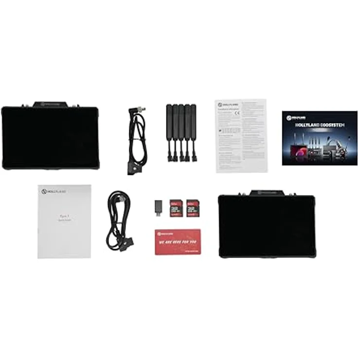 Hollyland Kit de 2 moniteurs 7'' Pyro 7, Kamera-Zubehör mit HD-Display und vielseitigen Anschlussmöglichkeiten – Bild 2