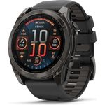 Garmin fēnix® 8 AMOLED 51mm Smartwatch, Multisport-GPS mit AMOLED-Display, wasserdicht bis 10 ATM, Musikstreaming und Garmin Pay