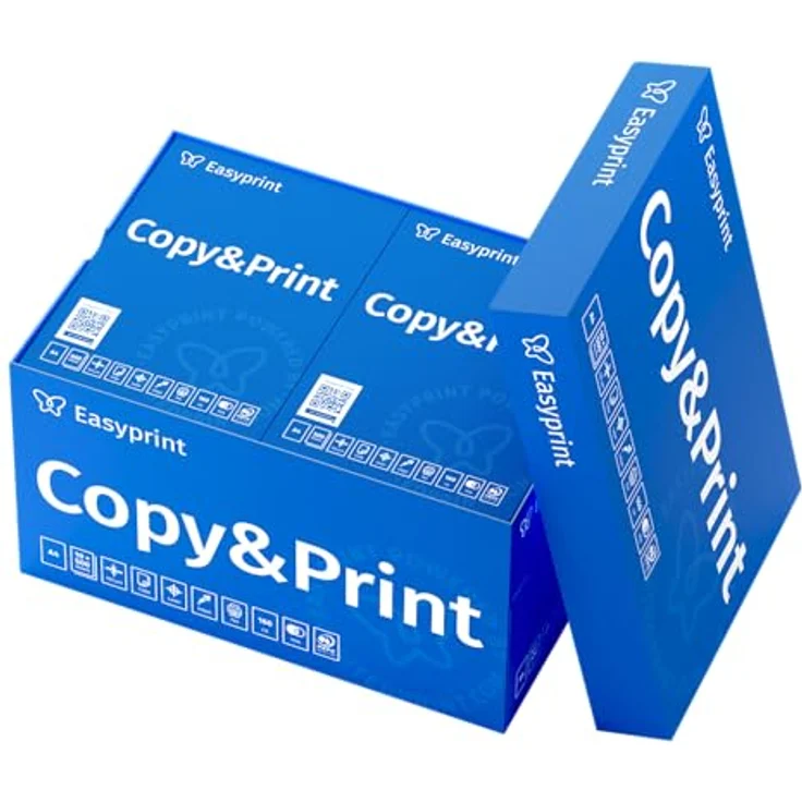 Easyprint Druckerpapier Kopierpapier 5000 Blatt 10 x 500 A4 Premium Hochweiß CIE 160 PEFC - Umweltzertifikat – Bild 1