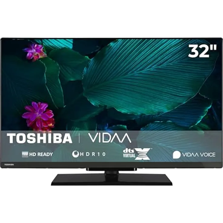 Toshiba 32WV3F63DA, 32 Zoll Smart TV mit VIDAA HD, HDR, Triple-Tuner und Bluetooth