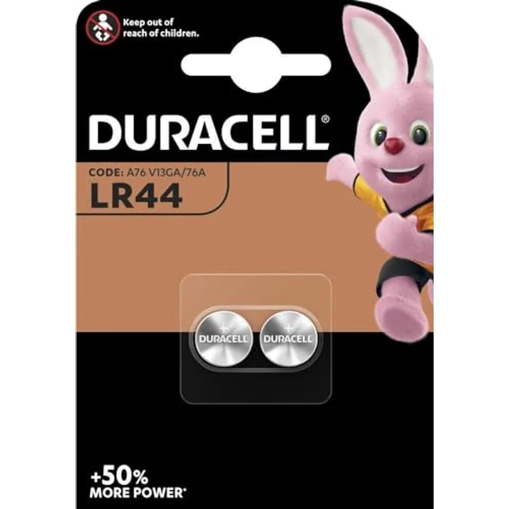 Duracell Alkaline-Batterie 1,5V LR44 (Bli.2) – Bild 2