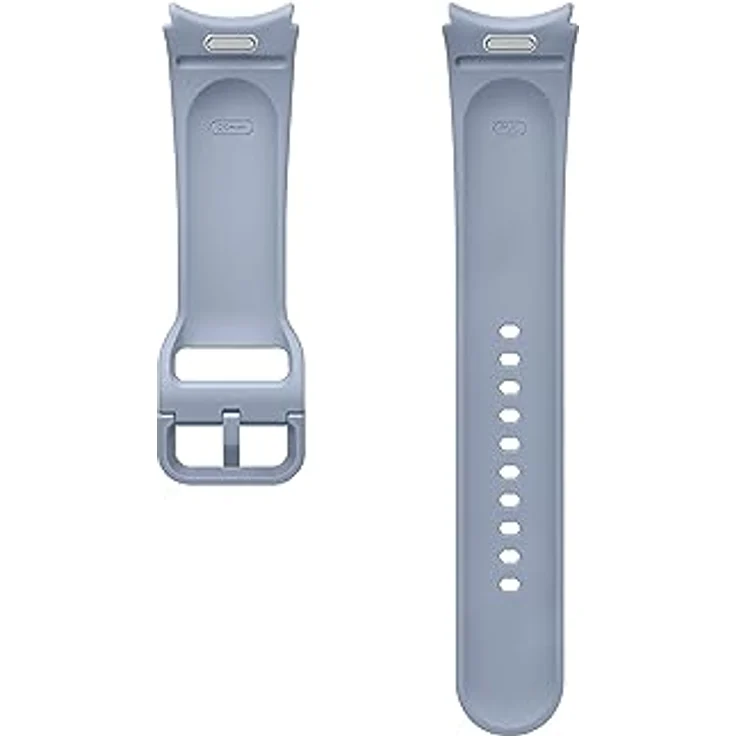 Samsung Sport Band (M/L) ET-SFR94 für die Galaxy Watch6 | Watch6 Classic, Uhrenarmband, Sport Armband, Armband Damen, Original Armband, Fluorkautschuk, elastisch, langlebig, guter Sitz, Icy Blue – Bild 4