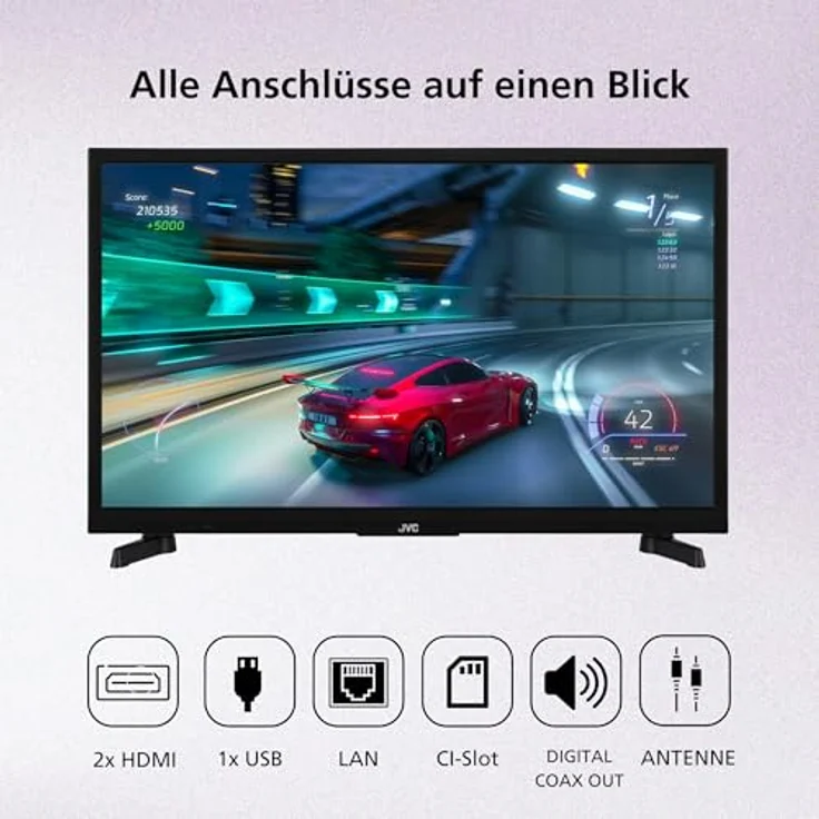 JVC LT-24VRH3555, 24 Zoll HD-Ready Smart TV mit Fire TV, Alexa-Sprachsteuerung, HDR, Triple Tuner und DTS Virtual X – Bild 4