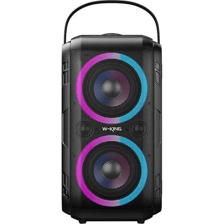 W-King T9-2, Bluetooth-Lautsprecher mit 80 W RMS, wasserfest IPX6, kabellosem Streaming, 105 dB Lautstärke