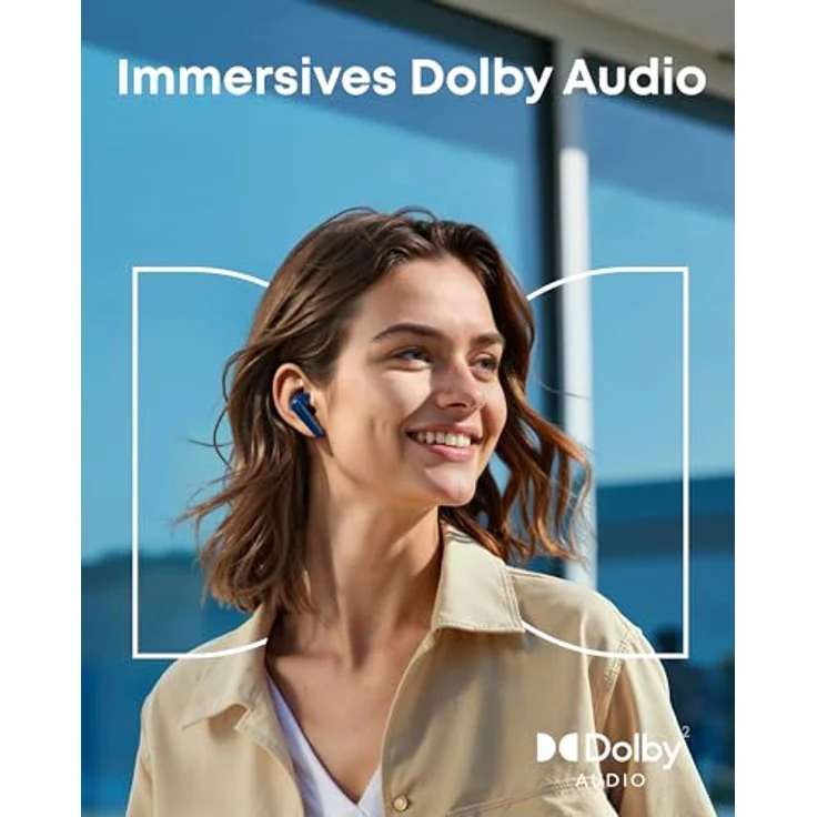 soundcore Liberty 5, kabellose Earbuds mit ANC, 6 Mics, Dolby Audio und Schnellladen, Schwarz – Bild 4