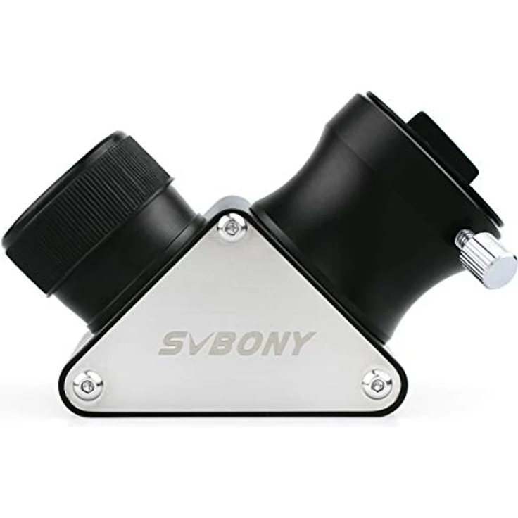 SVBONY 3,8 cm (1,25 Zoll) 90° vollbeschichtetes Prisma Astronomisches Teleskop 31,7 mm Zenith Diagonal-Spiegel für Refraktor und Cassegrain-Teleskope, Fully-Metal, 1.25 inch – Bild 2