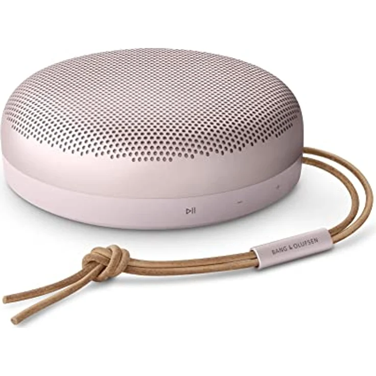 Bang & Olufsen Beosound A1 (2. Gen) – Kabelloser tragbarer IP67 wasserdichter Bluetooth-Lautsprecher mit 360° Sound + 3 Mikrofone, Alexa und USB-C Ladekabel, 18 Stunden Akkulaufzeit - Pink – Bild 1