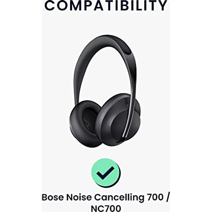 kwmobile 2X Ohrpolster kompatibel mit Bose Noise Cancelling 700 / NC700 Polster - Ersatz Ohrpolster aus Kunstleder für Over Ear Headphones – Bild 2