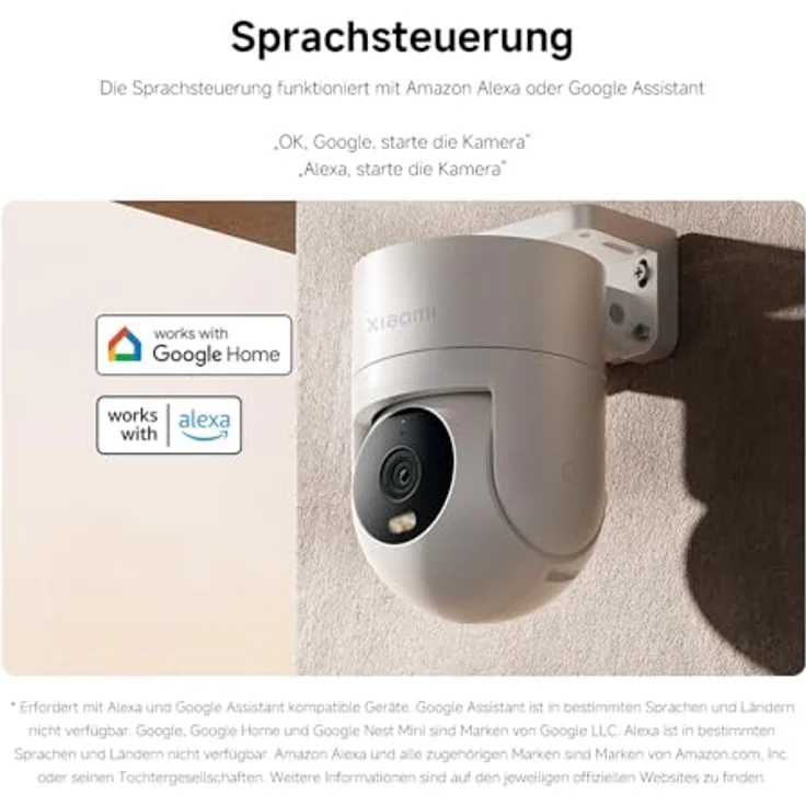 XIAOMI Smart Camera CW300 (CW300), IP-Sicherheitskamera mit 2560 x 1440 Pixeln, Nachtsicht und 2-Wege-Audiosystem – Bild 13