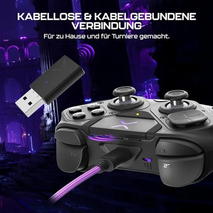 Turtle Beach Victrix Pro BFG Reloaded, Gaming Controller für Windows, PS4, PS5, mit modularen Komponenten und anpassbaren Tasten, schwarz – Bild 7