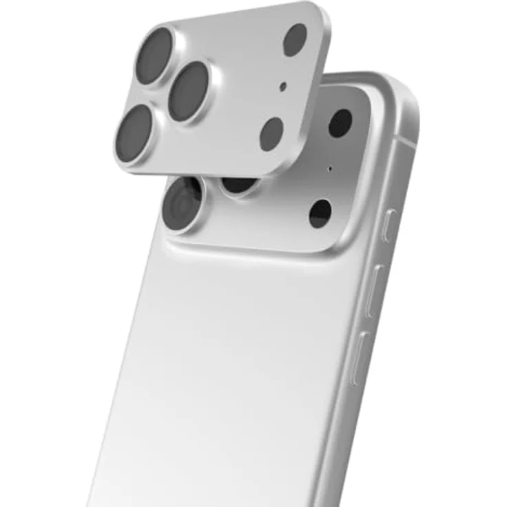 Hama Cam Protect Pro, Kameraschutzglas für Apple iPhone 18 Pro Max, silber – Bild 3