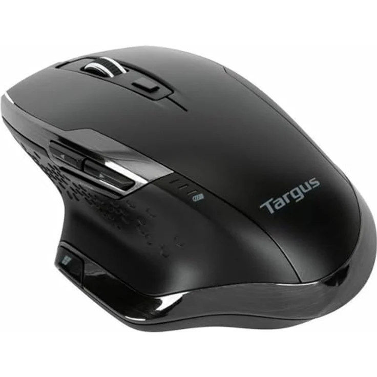 Targus Anti Microbial Ergonomic BlueTrace Mouse (Kabellos), Maus, Schwarz – Bild 8