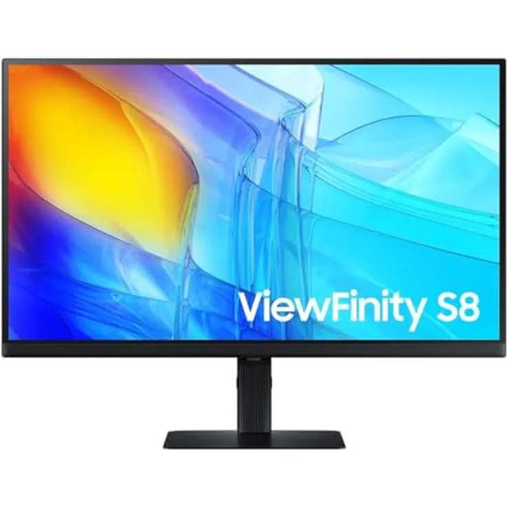 Samsung ViewFinity S8 S80D 27" 4K Ultra HD LCD Office-Monitor, Black