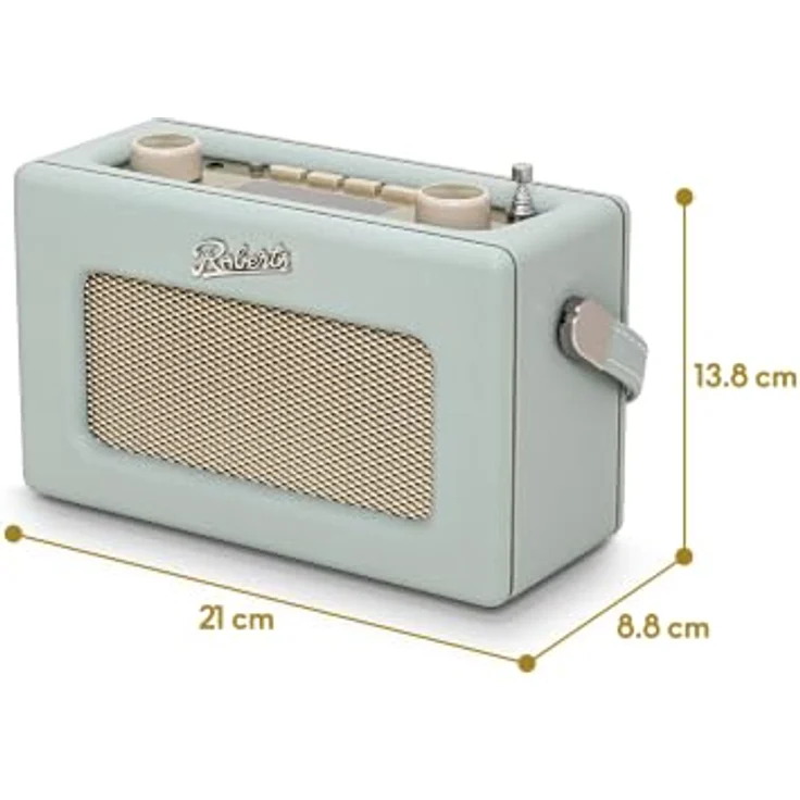 ROBERTS RADIO Revival Uno Solar, Tragbares Bluetooth DAB+/FM Radio mit Solarpanel, Duck Egg Blue – Bild 7