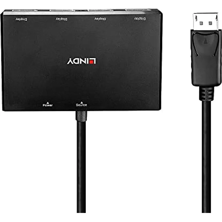 Lindy 4 Port Display Port 1.2 MST Hub – Bild 3