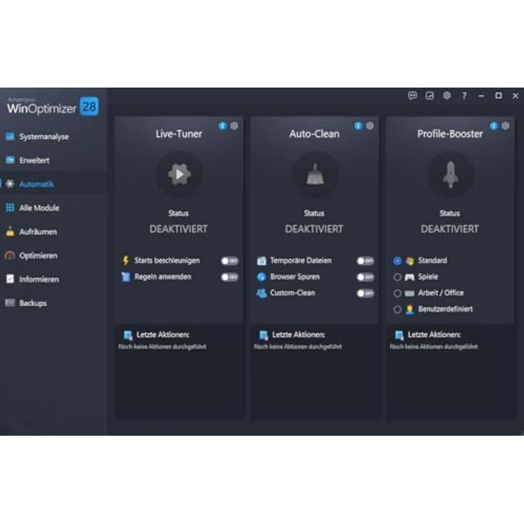 Ashampoo WinOptimizer 28 – PC Tuning Software für schnelles, schlankes und sicheres Windows | 1 Gerät, Lifetime-Lizenz, Activation Key Card – Bild 4
