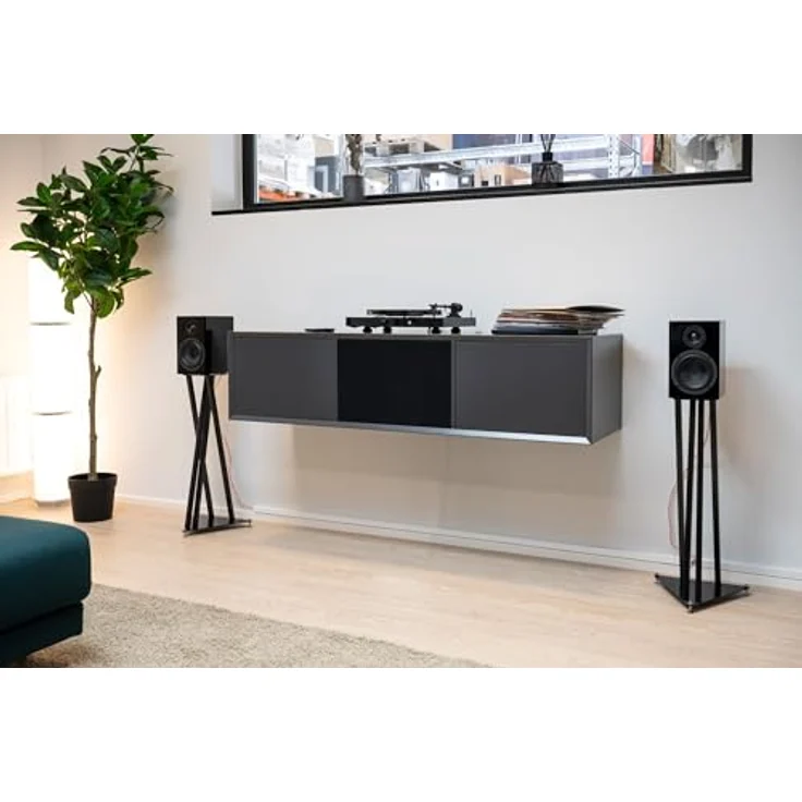 Pro-Ject Jukebox E1 OM5e Platenspeler Ingebouwde Versterker 2x25w - Pianolak (Manuell), Plattenspieler, Schwarz – Bild 6