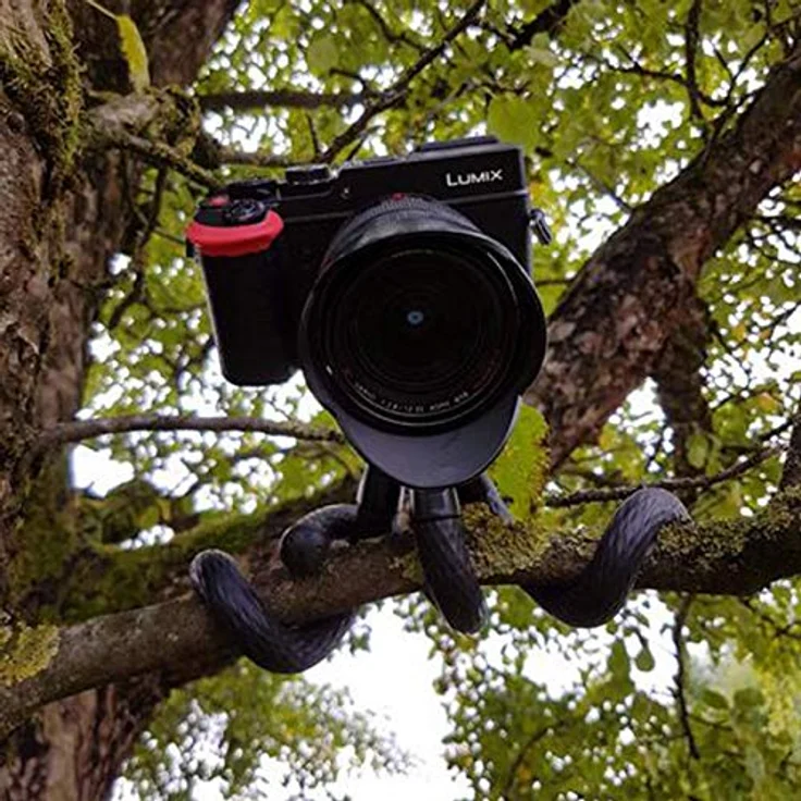 Kamera Stativ, Lammcou 3in1 Ministativ Kamera Handy Flexibel Leicht Stative Universal Robust Octopus Gorillapod Dreibeinstativ Ständer für Kamera Camcorder + Smartphone + Action Kamera, Tripod – Bild 6
