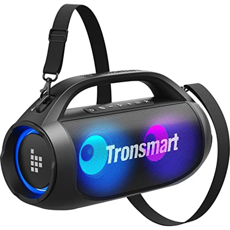 Tronsmart BANG SE Bluetooth Lautsprecher mit 3 Lichteffekten, 40W Tragbarer Outdoor Party-Lautsprecher mit IPX6 Wasserdicht, 24 Stunden Spielzeit, Bluetooth 5.3 mit Power Bank, Stereo Pairing, AUX, TF – Bild 1
