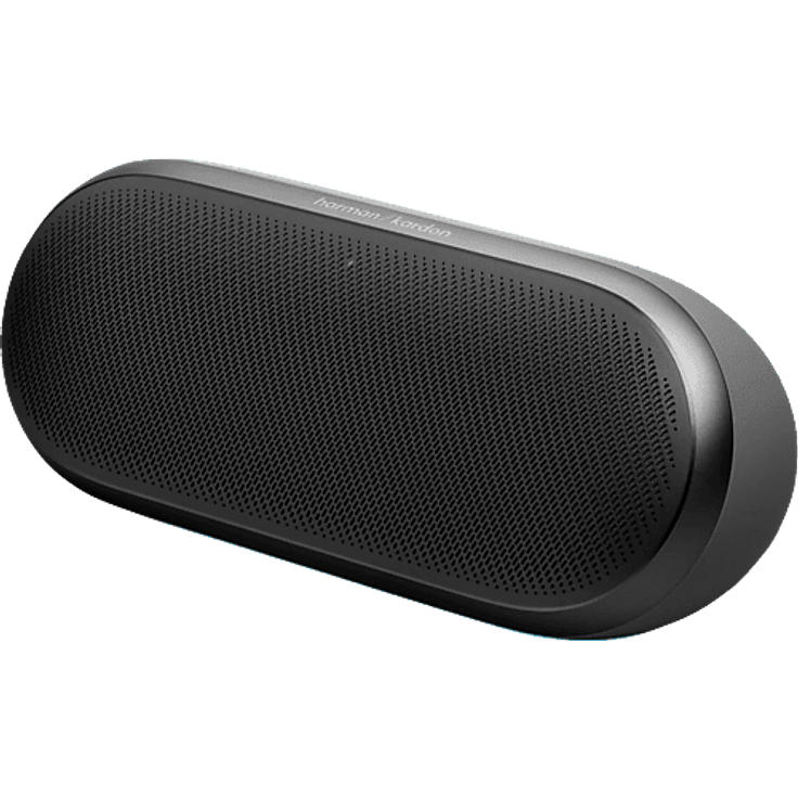 HARMAN KARDON Luna 2 Bluetooth-Lautsprecher, schwarz, IP67 wasserdicht, 12 Std. Akkulaufzeit, KI-Sound-Boost, Ambient Light