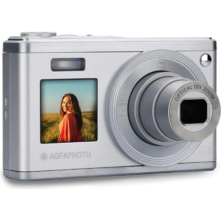 KODAK AgfaPhoto Realishot DC9200 Silver 18 MP Kompakte Digitalkamera mit 8X OPTISCHER ZOOM – Bild 1