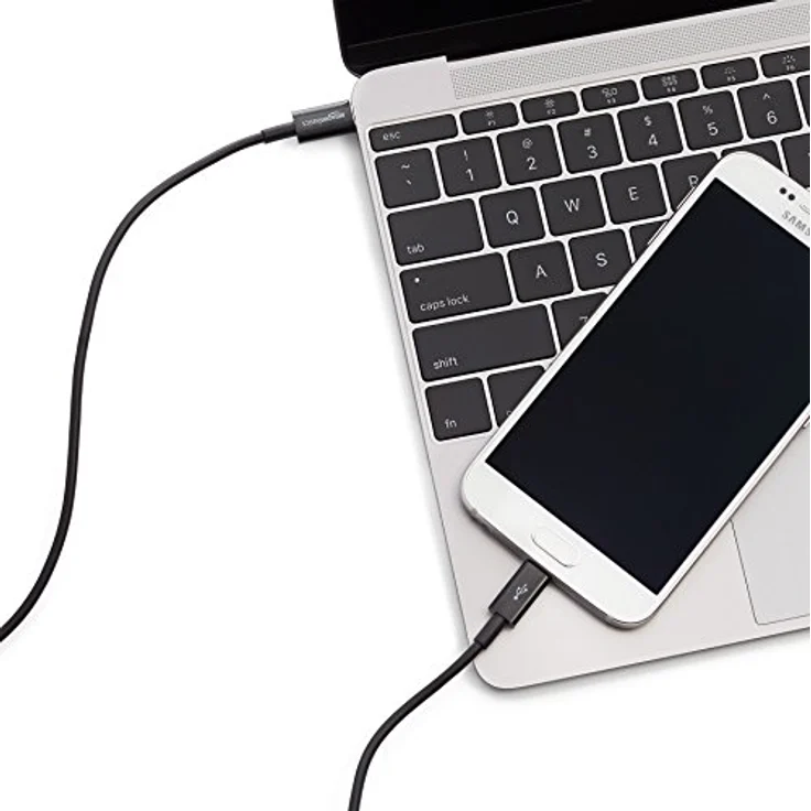 AmazonBasics - Verbindungskabel, USB Typ C auf Micro-USB Typ B, USB 2.0, 0,9 m, Schwarz – Bild 5