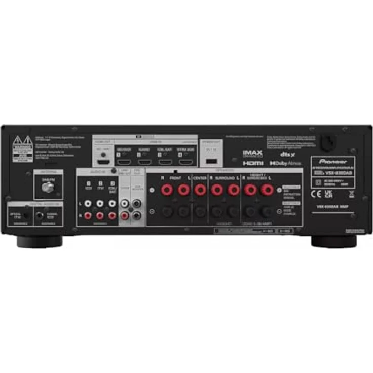 Pioneer Amplituner Kina Domowego VSX835D (Czarny), AV-Receiver mit VSX835DABBMMP – Bild 4