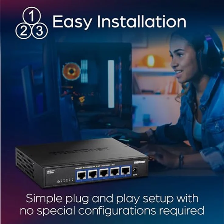 TRENDnet TEG-S750 - switch - 5 ports - unmanaged – Bild 4