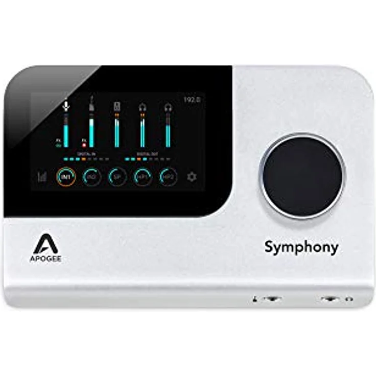 Apogee Symhony Desktop 10 In x 14 Out Desktop Audio-Interface (Symphony-Serie Wandlern und DSP-Effekten, professionelle Audioaufnahmen, Dynamic Touch Screen Display) – Bild 1
