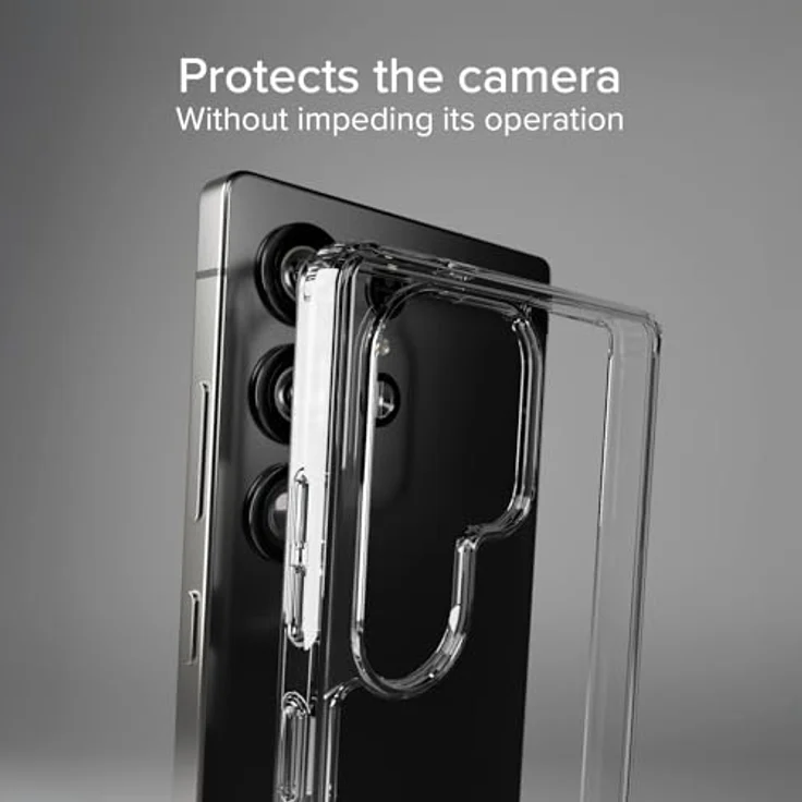 SBS Extreme Active Case D3O für Samsung S25 Ultra, flexibel und strapazierfähig, stoß- und kratzfest, transparent – Bild 3