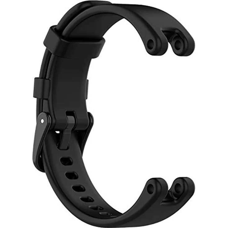 Shieranlee Armband für Garmin Lily, Silikon Ersatzarmband in Schwarz, flexibel, wasserdicht und verstellbar, für Damen – Bild 5