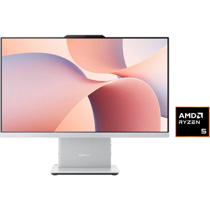 Lenovo IdeaCentre AIO 24AKP10, All-in-One PC 23,8 Zoll, AMD Ryzen 5 220, 16 GB RAM, 1000 GB SSD, Cloud Grey