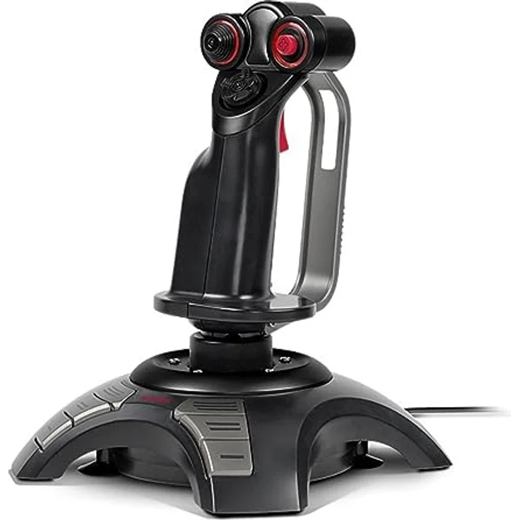 Speedlink PHANTOM HAWK Flight Stick, Gaming Joystick für PC - Computer, Controller für Simulator Spiele - schwarz – Bild 2