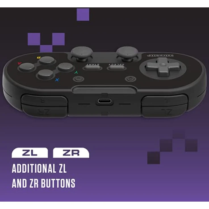 Retro-bit Legacy 16 Wireless, Schwarz (Switch) – Bild 9