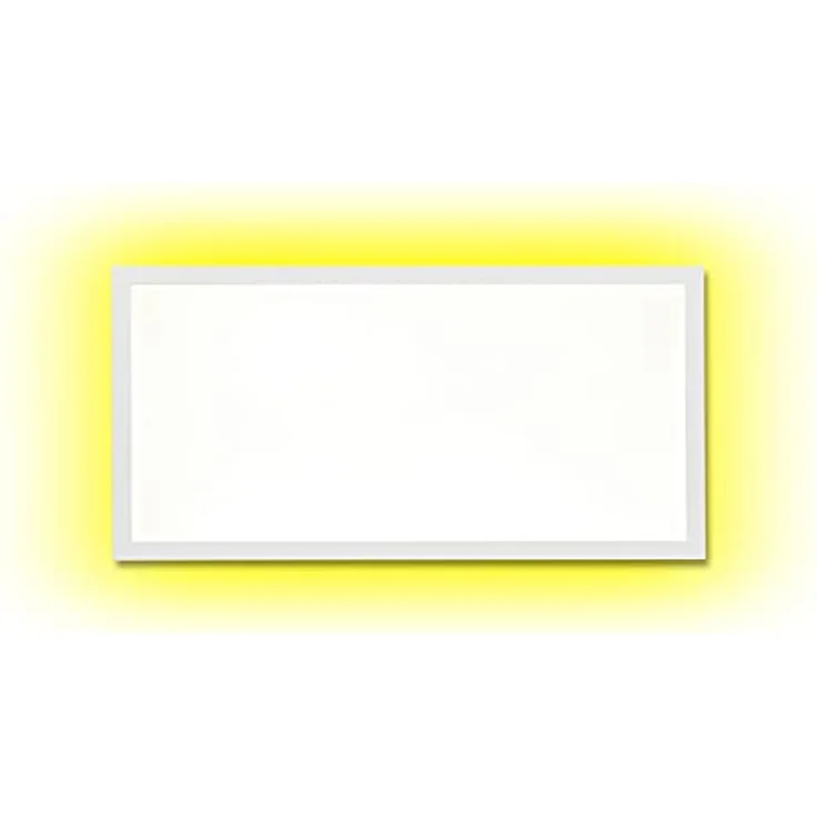 Northpoint LED Panel Deckenleuchte Wandleuchte mit RGB Backlight Hintergrundbeleuchtung 60W Warmweiß/Kaltweiß Mood RGB Fernbedienung 80x30cm, Ambiente-Hintergrundbeleuchtung, dimmbar, Nachtlichtfunktion, Fernbedienung enthalten - Northpoint – Bild 4