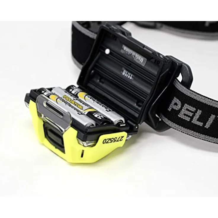 Peli 2755Z0: ATEX Zone 0 Ex-Schutz LED-Stirnlampe, Premium-Stirnlampe, Hohe Qualität für Industrie, Handwerker, Feuerwehr, IP54 staub- und spritzwassergeschützt, 115 Lumen, Farbe: Gelb – Bild 3
