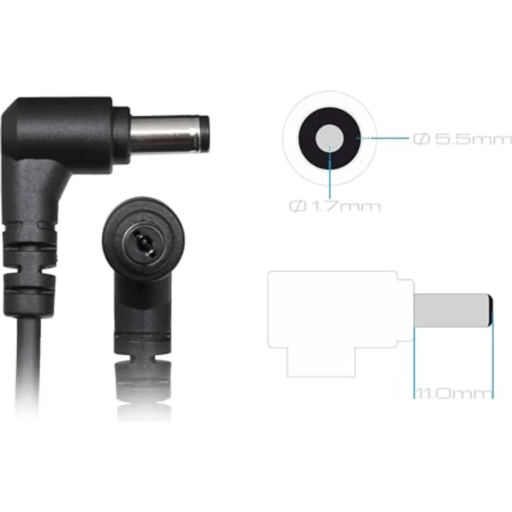 Acer AC Adapter (45 W), Notebook Netzteil mit 19 Volt und leichtem Design, Schwarz – Bild 3