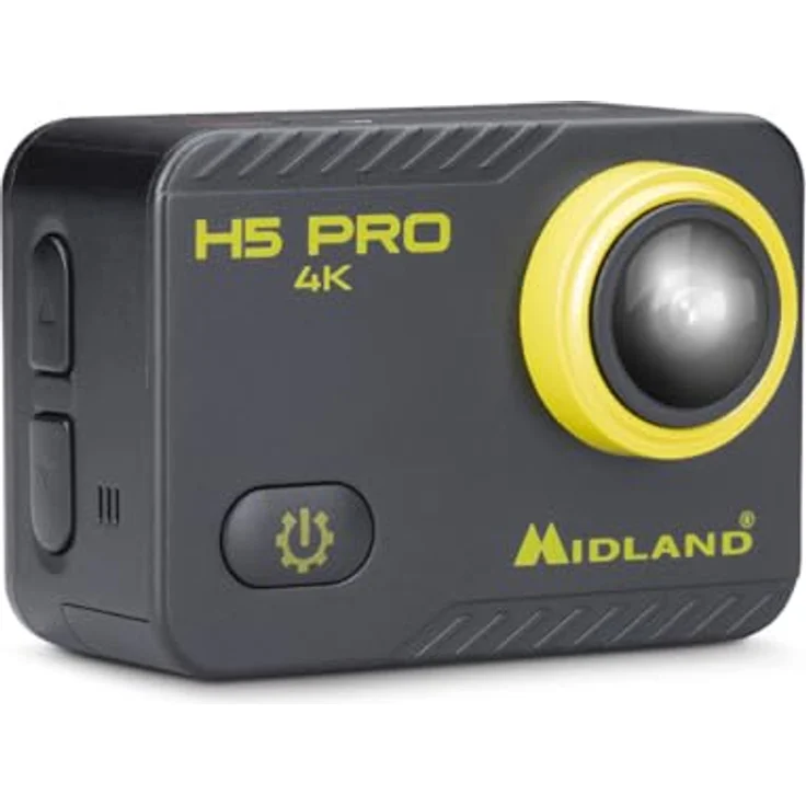 Midland H5 PRO Ultra HD 4k Action Kamera, WiFi, 2" LC Display, Akku 1050mAh, mit Diverse Halterungen – Bild 2
