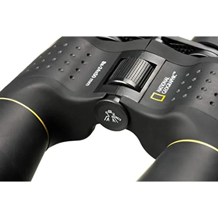 National Geographic Zoom Fernglas 8-24x50 mit Mitteltriebfokussierung und robuster Gummiarmierung inklusive Stativanschluss, Trageriemen und Transporttasche – Bild 4
