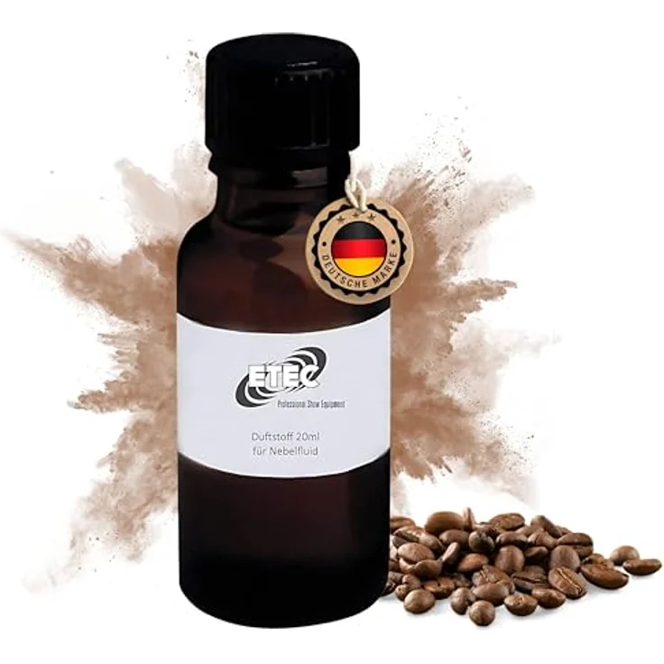 ETEC SMOKE-COFFEE DUFTSTOFF für Nebelfluid, 20 ml Flasche, flexibel dosierbar für 5-30 Liter, ideal für Parties und Events – Bild 1