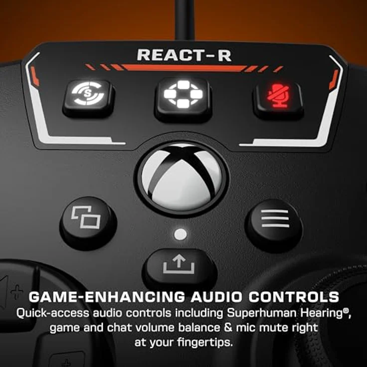 Turtle Beach React-r Xbox Controller One Size, verbesserte Audio-Kontrolle und schnelle Reaktionstasten – Bild 2