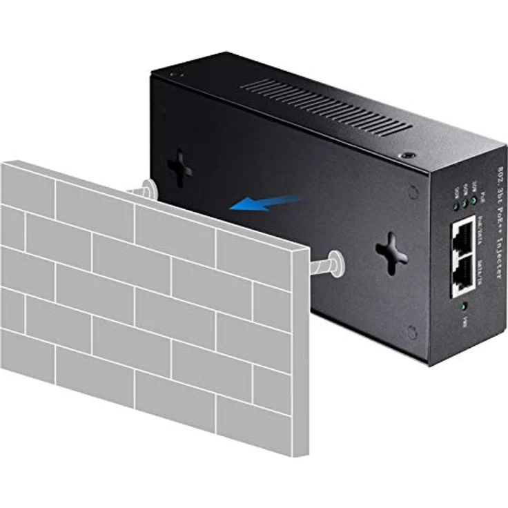 Cudy POE400 PoE Adapter Gigabit Ethernet, 90W PoE++/PoE+/PoE Injector mit 2 Ports, Netzwerk Switch, Schwarz – Bild 8