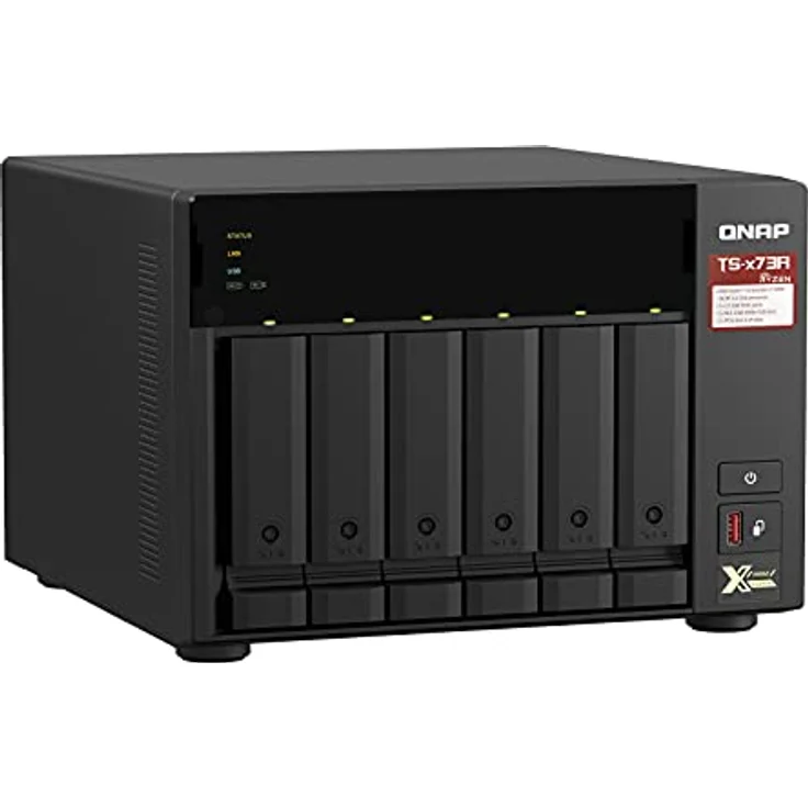 QNAP Turbo Station TS-673A-8G, 8GB RAM, 2x 2.5GBase-T – Bild 4