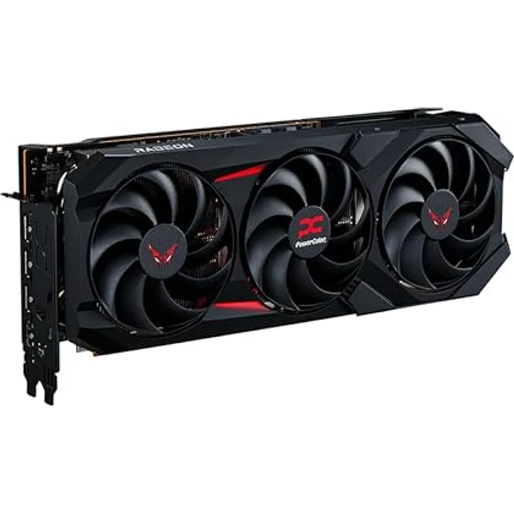 PowerColor RX 9070 GRE 12GB Red Devil, Next-Gen-Grafikkarte mit 3072 Stream Kernen, Overclocked, PCIe 5.0, Triple Fan Kühler – Bild 4